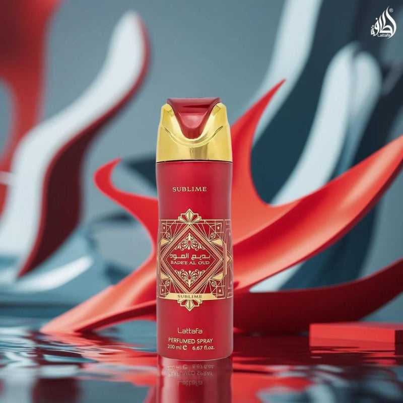 Bade’e Al Oud Sublime Deodorant Body Spray by Lattafa 200 ml Rich Oud Fragrance & Long‑Lasting Freshness