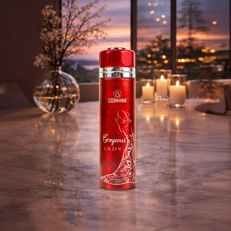 BigBoss Big Boss Gorgeous Lady Perfumed Spray 250ml - Long Lasting Fragrance Body Mist for Women, Fresh & Elegant Daily Scent