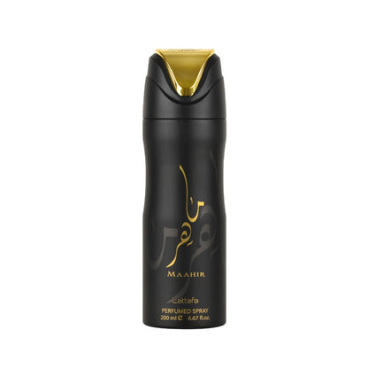 Lattafa Maahir Deodorant Spray Unisex 200 ml Long-Lasting Freshness & Premium Fragrance