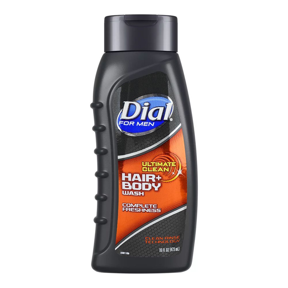 Dial for Men Ultimate Clean Hair + Body Wash Complete Freshness 473ml