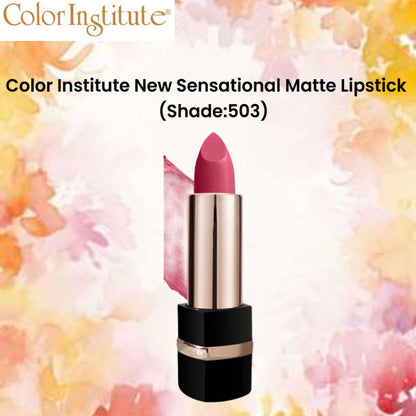 Color Institute New Sensational Matte Lipstick (Shade:503)
