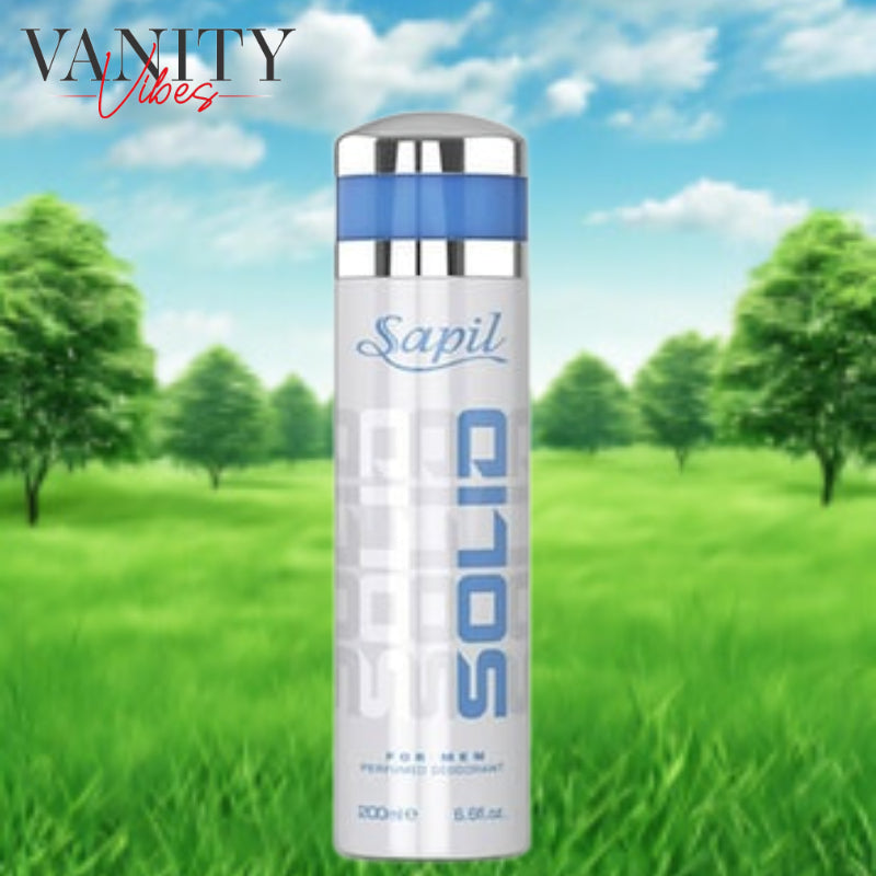 Solid By Sapil Perfumed Deodorant 200ml For Men