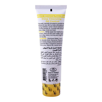 YC Whitening Face Wash with Lemon Extract 100 ml Brightening & Oil Control