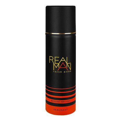 Real Man Fresh Mood Deodorant Body Spray 150ml Long‑Lasting Fresh Masculine Fragrance