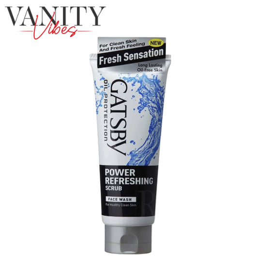 Gatsby Power Refreshing Scrub Face Wash 120g