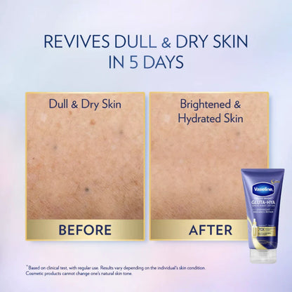 Vaseline Gluta-Hya Serum Burst Lotion Healthy Bright Overnight Radiance Repair 200ml