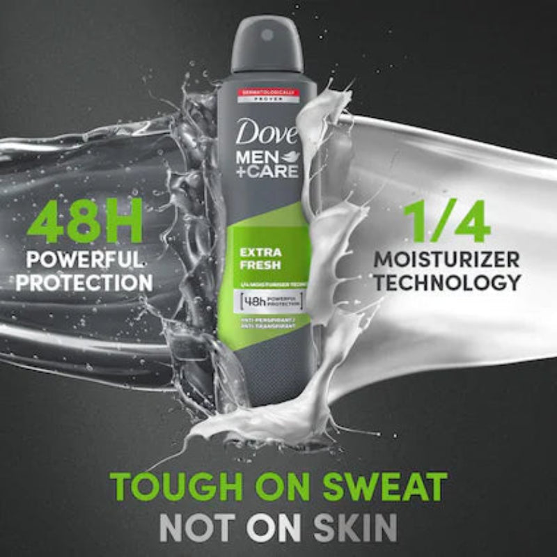 Dove Men+Care Extra Fresh Anti-Perspirant Deodorant Spray for Men 250ml