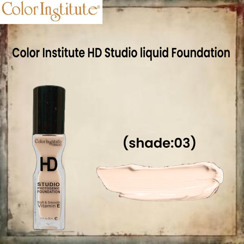Color Institute HD Studio liquid Foundation (shade:03)