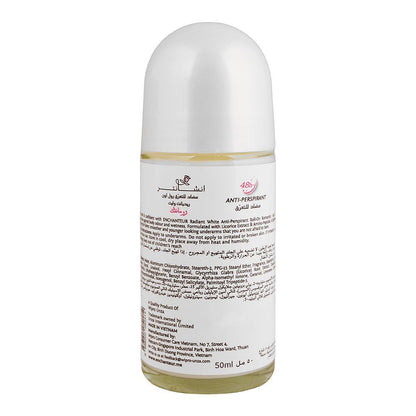 Enchanteur Age Defy White Romantic Roll-On Deodorant 50ml - Long Lasting Perfumed Antiperspirant for Women Brightening Fresh 
