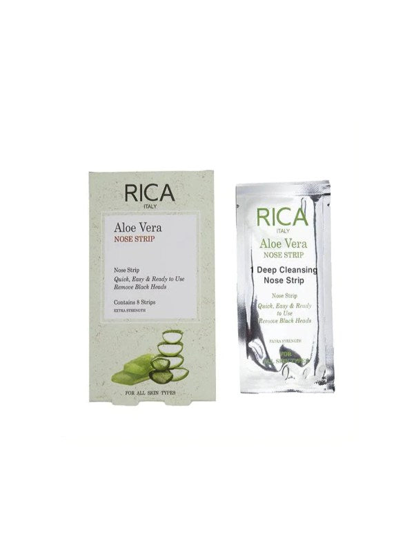 Rica Nose Strip Aloe Vera for All Skin Types 8 Strips