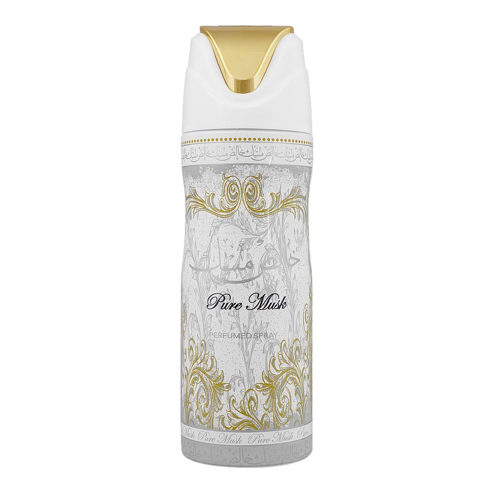 Lattafa Pure Musk Body Spray 200ml – Long Lasting Unisex Musk Fragrance