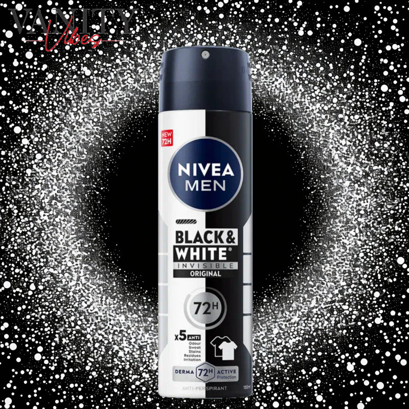Nivea Men Black & White Invisible Original Body Spray 150ml