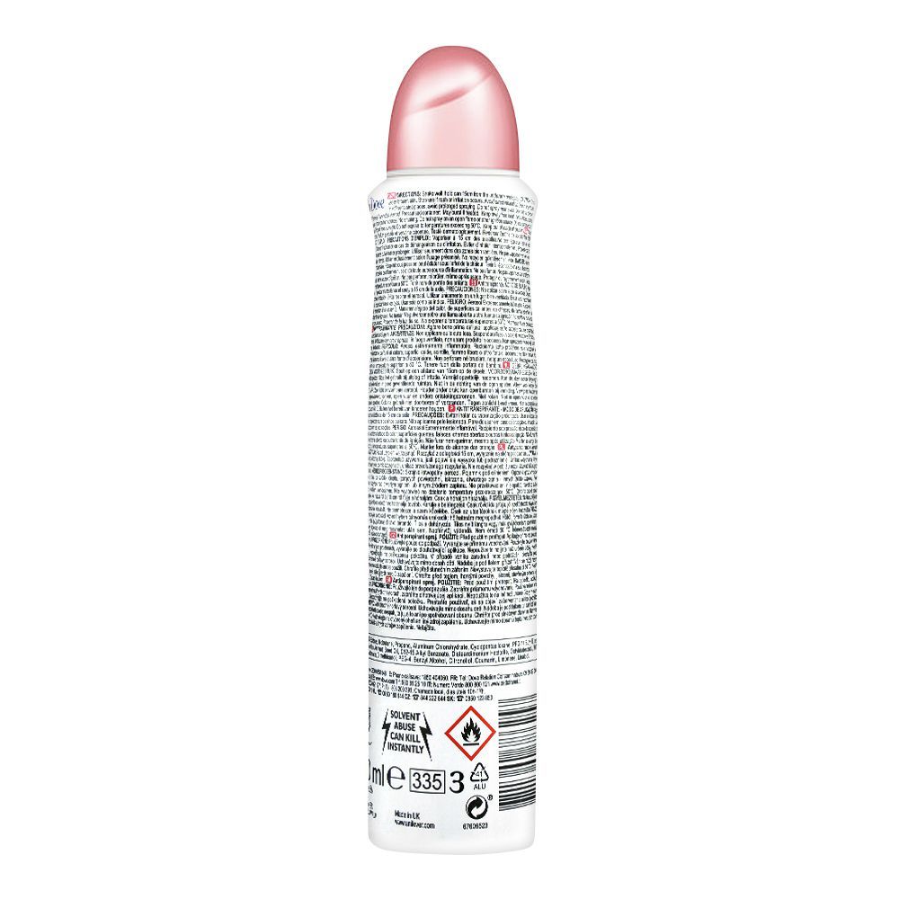 Dove Go Fresh Pomegranate & Lemon 48H Deodorant Spray for Women 250 ml 0% Alcohol Refreshing Scent & Long-Lasting Protection