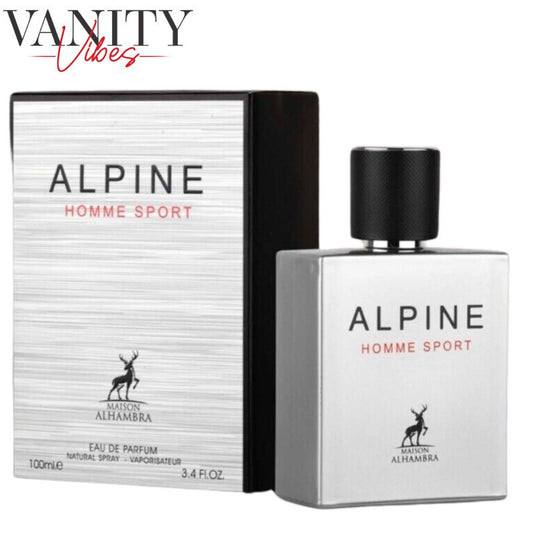 Maison Alhambra Alpine Homme Sport Eau De Parfum for Men 100ml Long-Lasting Fresh & Sporty Fragrance