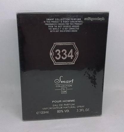 Smart Collection 334 Eau De Parfum 100ml – Long Lasting Luxury Fresh Fragrance for Men & Women
