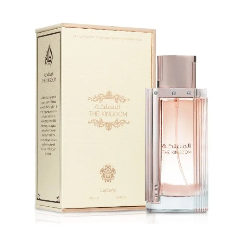Lattafa The Kingdom for Women Eau de Parfum 100ml - Long Lasting Original Elegant Feminine Fragrance