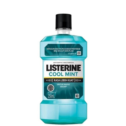 Listerine Cool Mint Antiseptic Mouthwash 250ml Germ Protection & Refreshing Breath