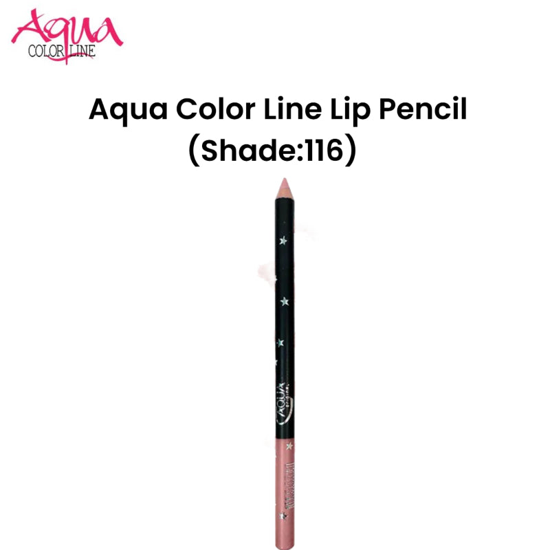 Aqua Color Line Lip Pencil (Shade:116)