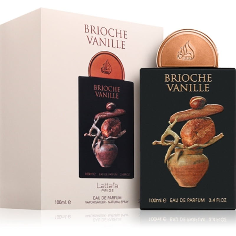 Lattafa Pride Brioche Vanille Eau De Parfum 100ml – Long Lasting Original Sweet Gourmand Unisex Fragrance for Men & Women