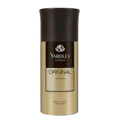Yardley London Original for Men Body Spray 150 ml Classic Masculine Fragrance & Long‑Lasting Freshness