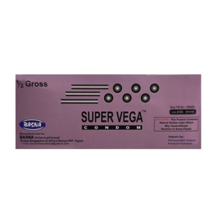INNO SuperVega Jasmine Condoms Pack of 24 X 3 Box Condoms Delay & Jasmine Fragnance
