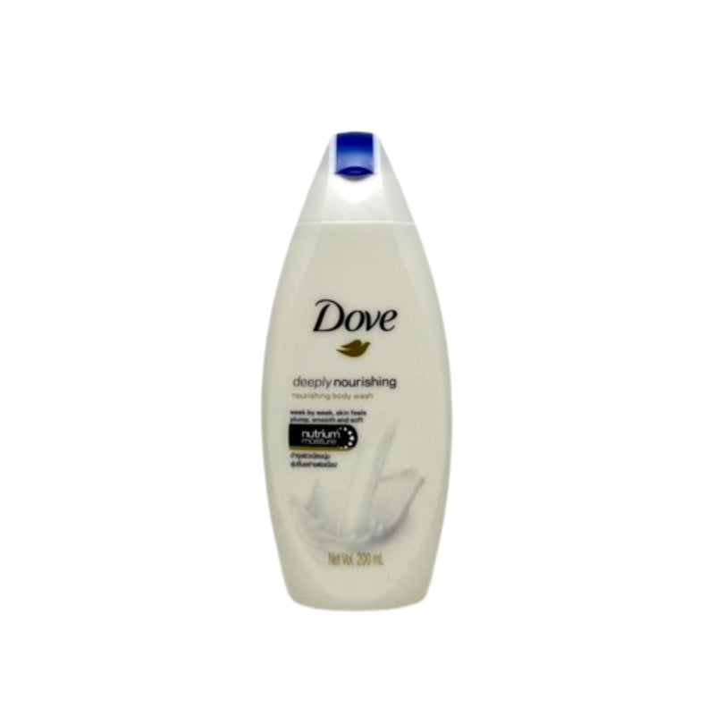 Dove Deeply Nourishing Body Wash 200ml Moisturizing Bath Gel for Dry Skin Daily Use
