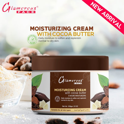 Glamorous Face Moisturizing Cream Jar 300gm (Cocoa Butter)