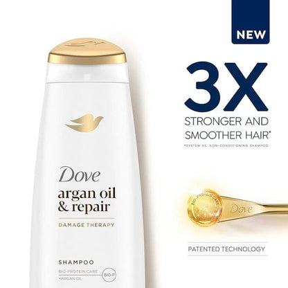 Dove Argan Oil & Repair Damage Therapy Shampoo 355ml
