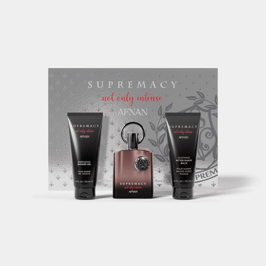 Afnan supremacy Not Only Intense Gift Set, Extrait de Parfum100ml / After Shave 150ml / Shower Gel 150ml