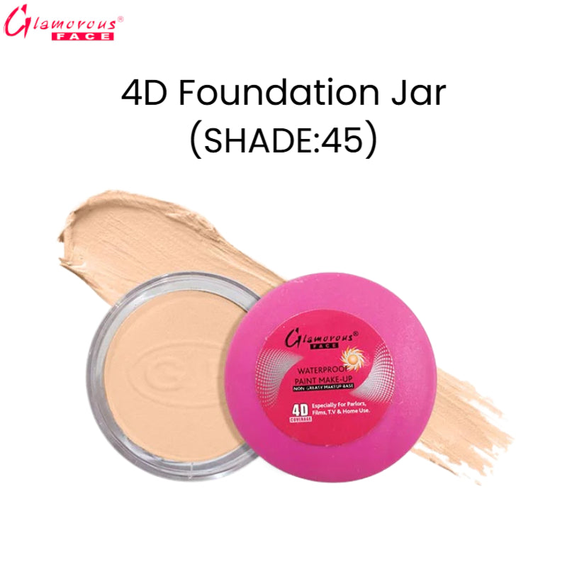 Glamorous Face 4D Foundation Jar (Shade:45)