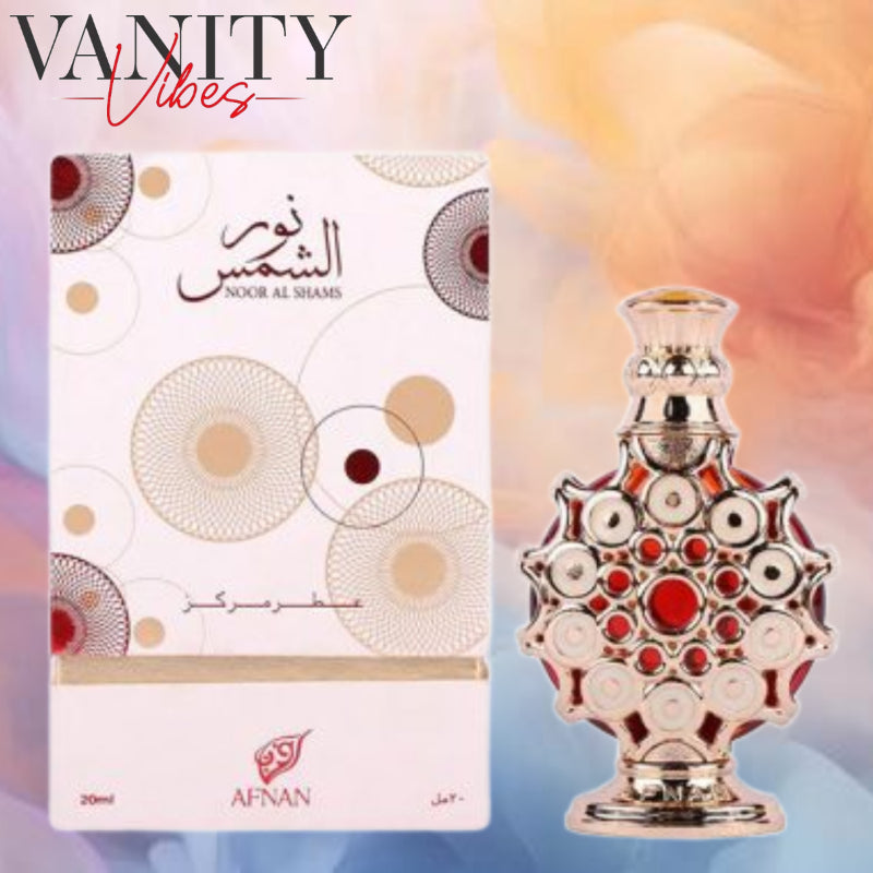 Aris Perfumes Afnan Noor Al Shams Oil Perfume 20ml