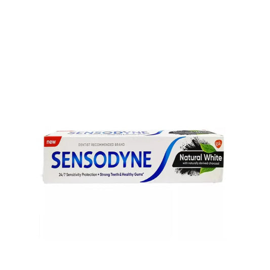 Sensodyne Natural White Fluoride Toothpaste 75ml Gentle Whitening for Sensitive Teeth