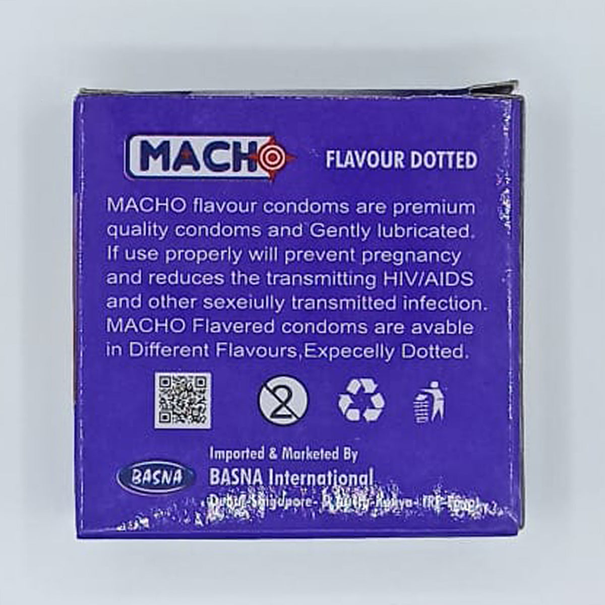 Inno Macho Flavour Dotted 3 Condom
