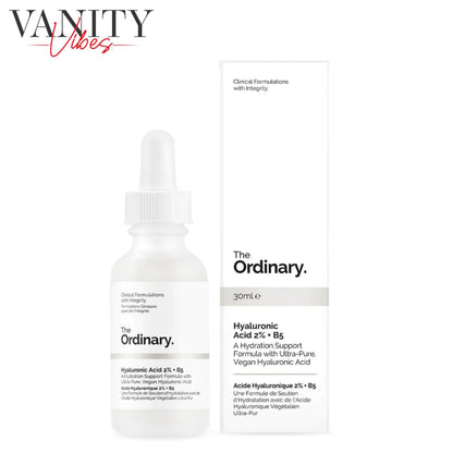 The Ordinary Hyaluronic Acid 2% + B5 Serum 30 ml Deep Hydration & Skin Moisturizing (K Beauty)
