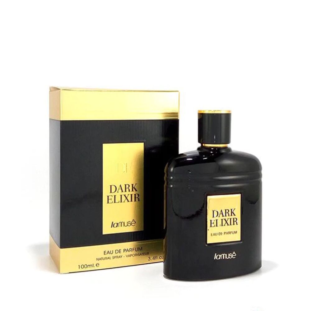 La Muse Dark Elixir Eau de Parfum for Men 100ml (Intense & Masculine Fragrance)