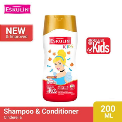 Eskulin Princess Cinderella Kids Shampoo & Conditioner 200ml