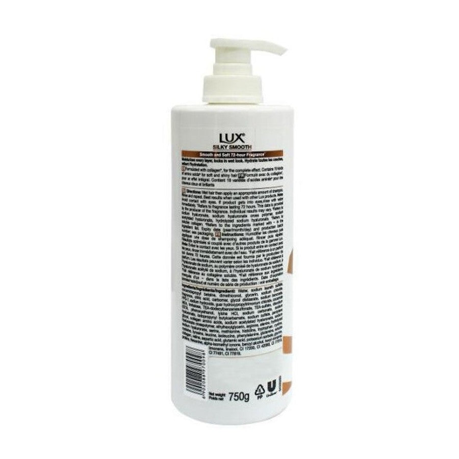Lux Effective For 72 Hours Silky Smooth Shampoo For Dry & Frizzy Hair 750ml
