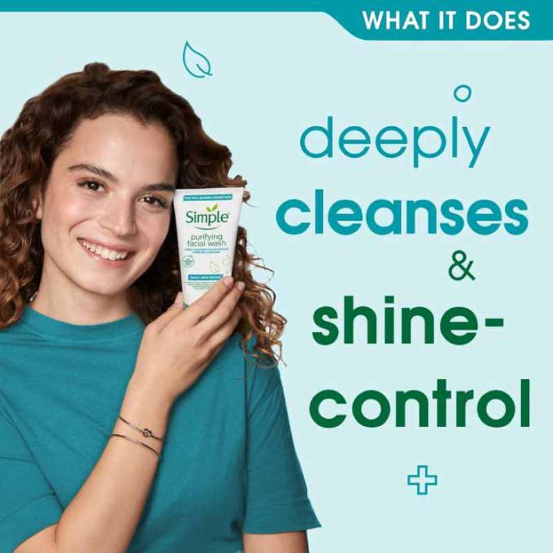 Simple Purifying Gel Wash 150 ml Deep Cleansing & Refreshing Care