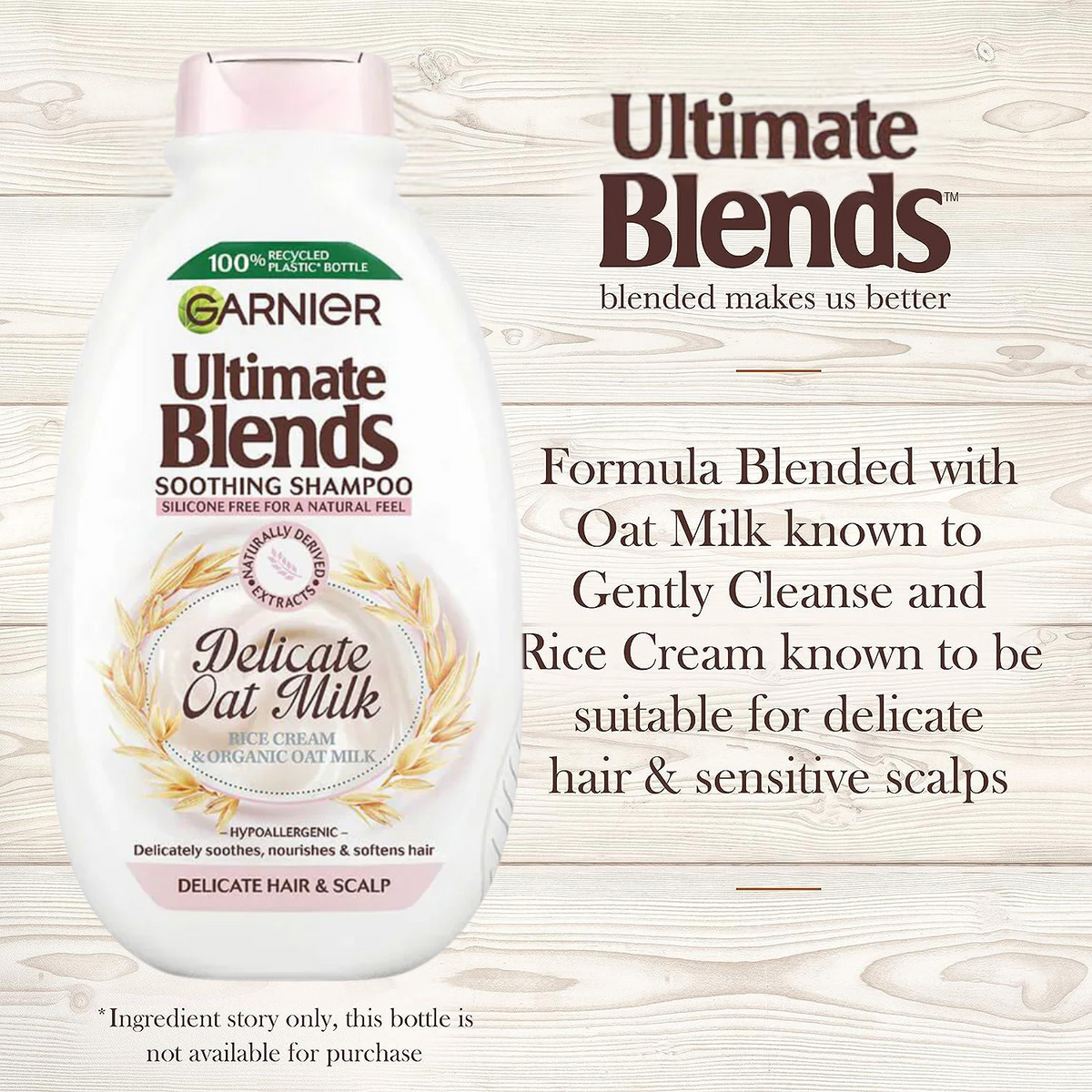GARNIER ULTIMATE BLENDS DELICATE OAT MILK SHAMPOO 400ml