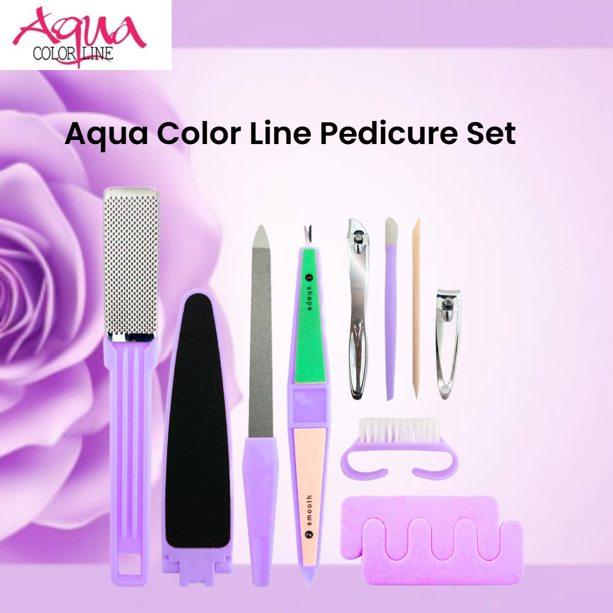 Aqua Color Line Pedicure Set