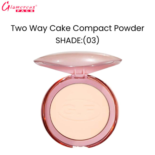 Glamorous Face Two Way Cake Compact Powder (Shade:03)