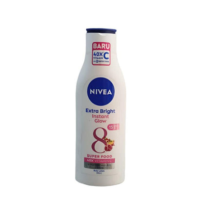 Nivea Extra Bright Instant Glow 8 Super Food Body Lotion 190ml