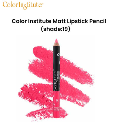 Color Institute Matt Lipstick Pencil (Shade:19)