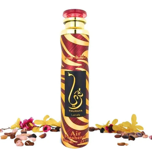 Lattafa Thuraya Air Freshener 300ml – Long Lasting Luxury Fresh Floral Oriental Room Spray for Home & Office