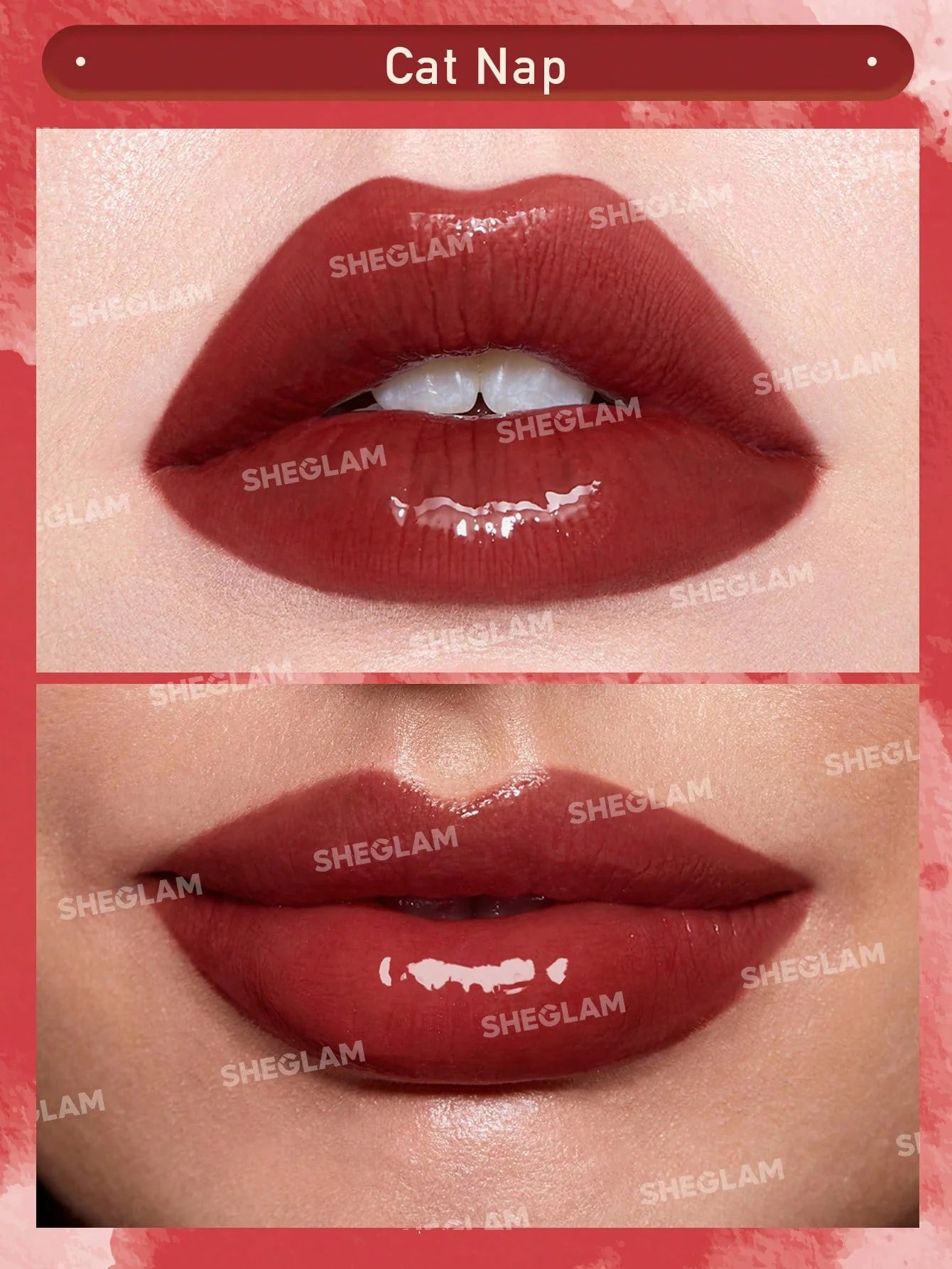 She Glam Sheglam POUT PILLOW CUSHION LIP GLOSS CAT NAP