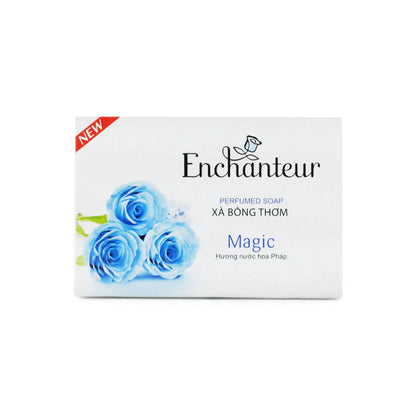 Enchanteur Magic Deluxe Perfumed Soap 90g - Long Lasting Floral Fragrance Beauty Soap for Soft, Smooth & Fresh Skin Daily Use