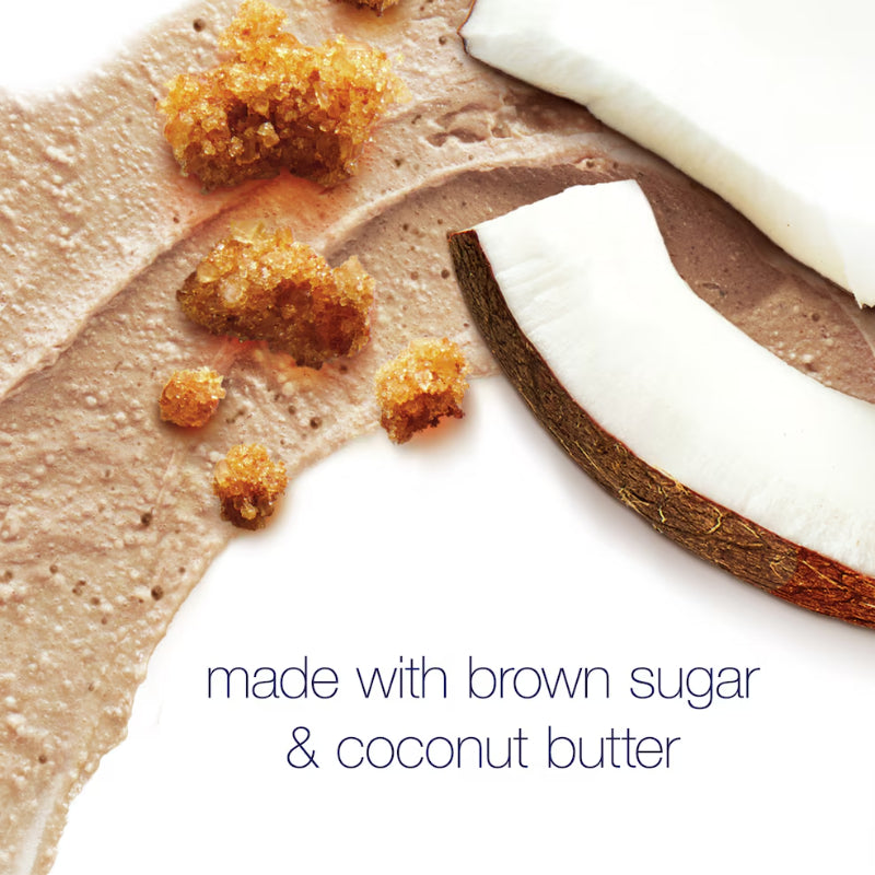 Dove Exfoliating Body Polish Scrub Brown Sugar & Coconut Butter 298g - Deep Exfoliating Body Scrub for Smooth Soft Skin, Dead