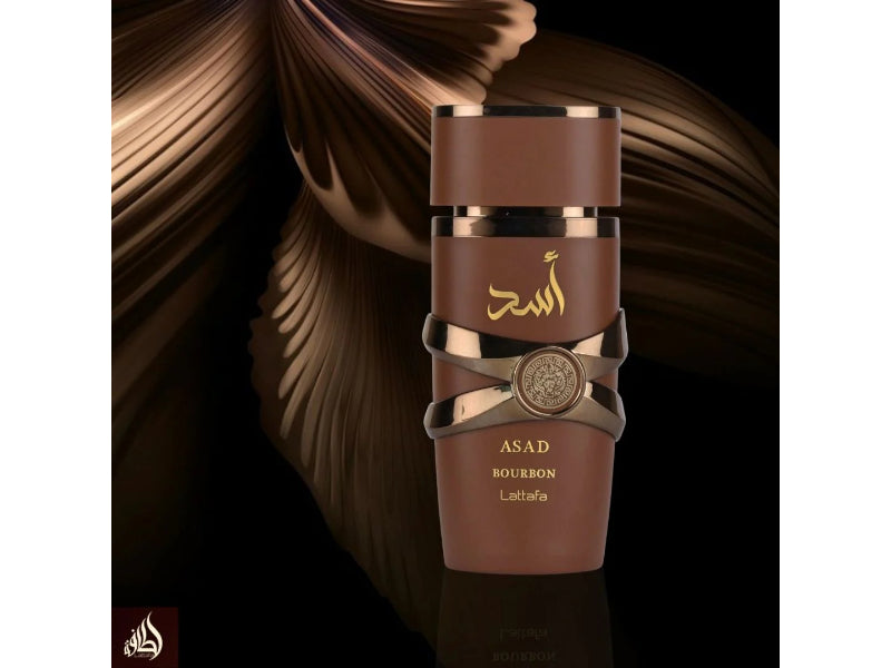 Lattafa Asad Bourbon Eau De Parfum 100ml for Unisex | Original Long Lasting Perfume