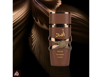 Lattafa Asad Bourbon Eau De Parfum 100ml for Unisex | Original Long Lasting Perfume