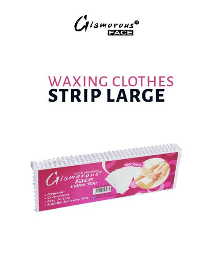 Glamourous Face Wax Cloth Strip Large
